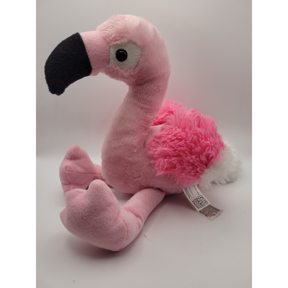 Fiesta Flamingo Plush Toy Unisex 13in Pink Fuzzy Wings